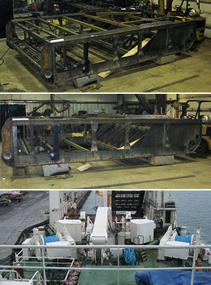 Design and fabrication of Dredges for Canadian deep water fishing Clam company